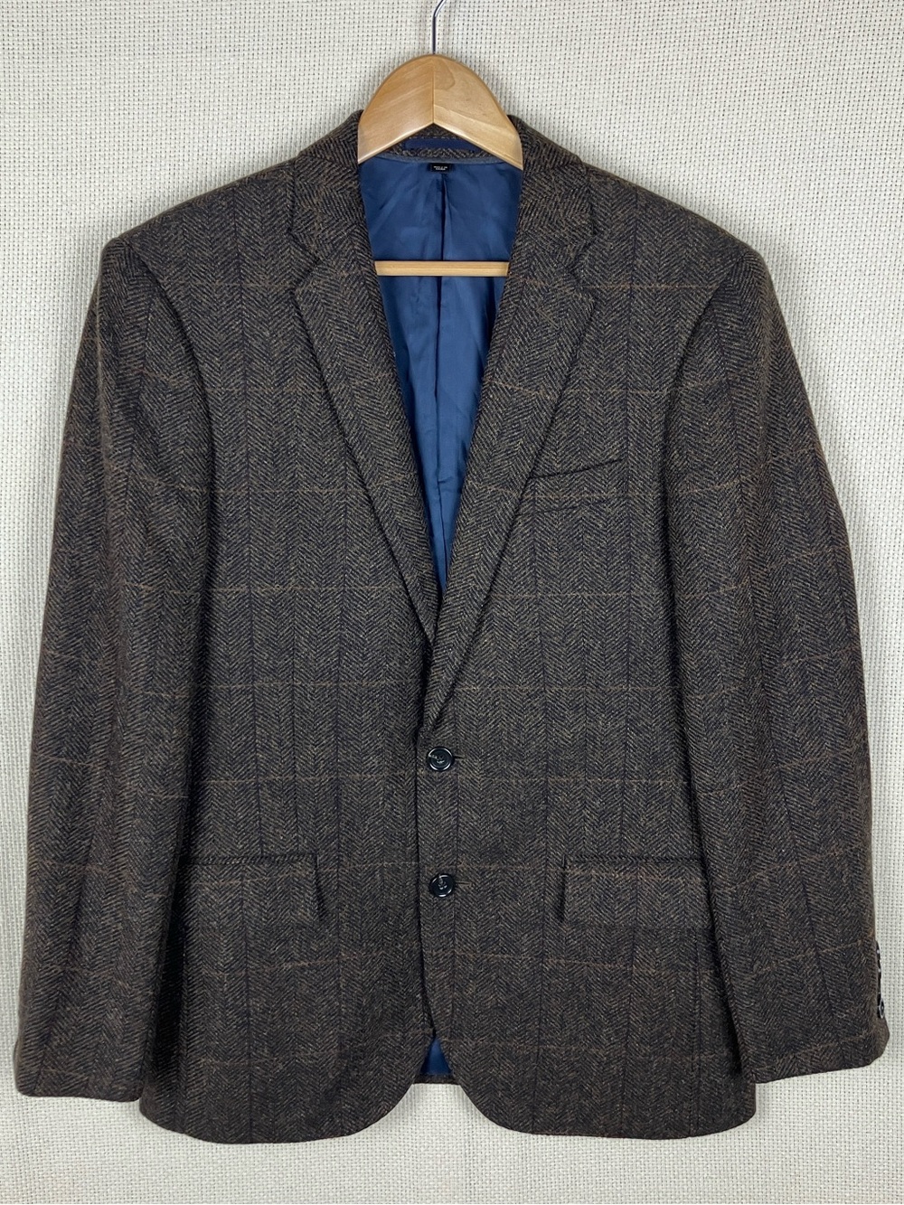 J Crew Ludlow Blazer Herringbone Tweed Moon Sport Coat Jacket English Wool